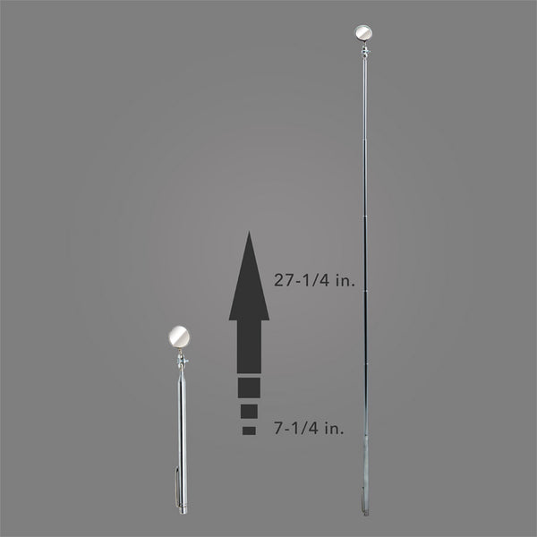 A-2TM - Round 7/8" Telescoping Inspection Mirror and Magnetic Pick-Up Tool