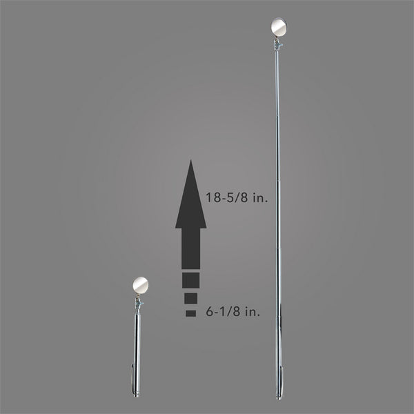 A-2T - Round 7/8" Telescoping Inspection Mirror