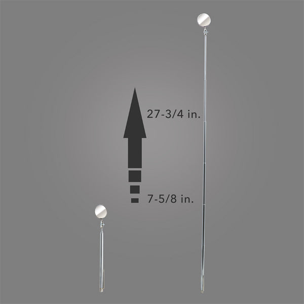 E-2TM - Round 1-1/4" Telescoping Inspection Mirror and Magnetic Pick-Up Tool