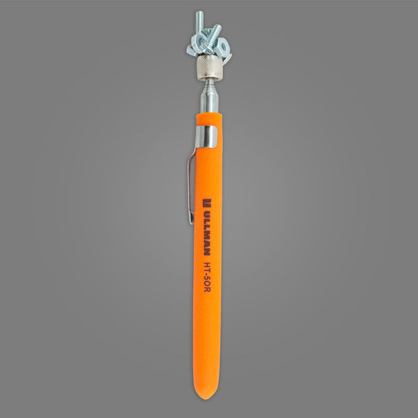 HT-5OR - Hi-Vis Orange Telescoping Magnetic Pick-Up Tool with POWERCAP®