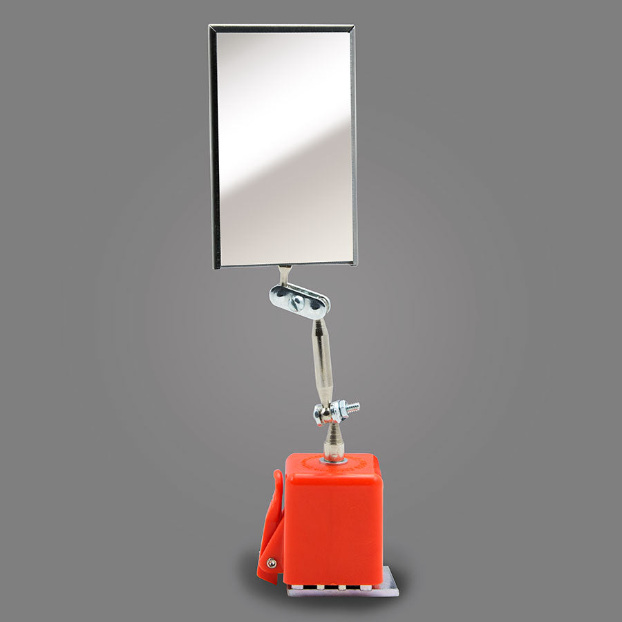 MX - Rectangular 2-1/8" X 3-1/2" Inspection Mirror with Magnetic Base