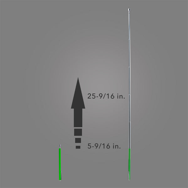 NO.15XGR - Hi-Vis Green Pocket Size Telescoping Magnetic Pick-Up Tool