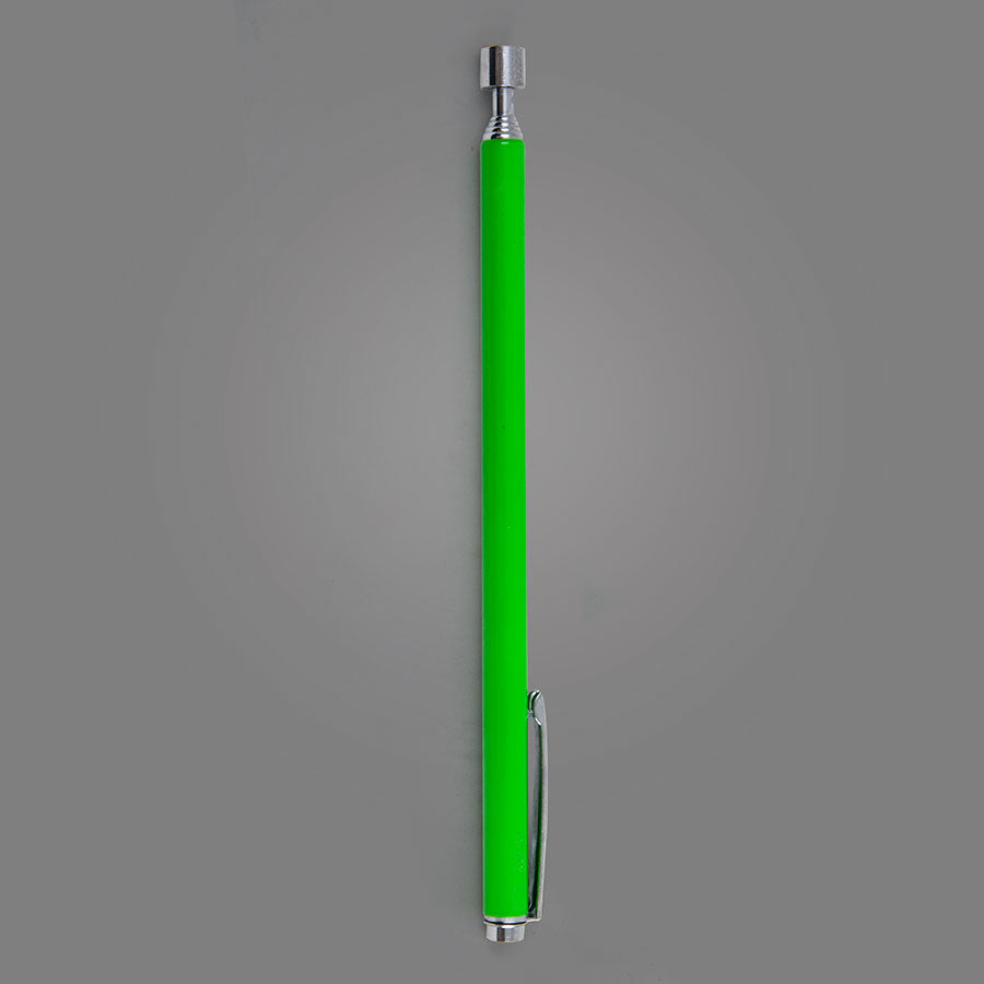 NO.15XGR - Hi-Vis Green Pocket Size Telescoping Magnetic Pick-Up Tool