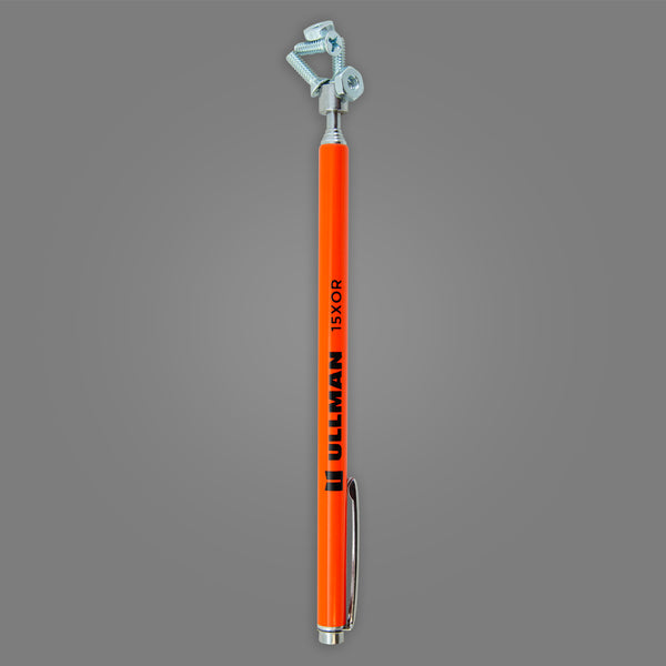 NO.15XOR - Hi-Vis Orange Pocket Size Telescoping Magnetic Pick-Up Tool