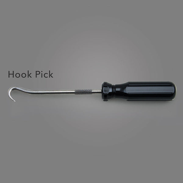 PSP-4 - 4 Piece 5-1/16" Hook and Pick Set with Screwdriver Handles